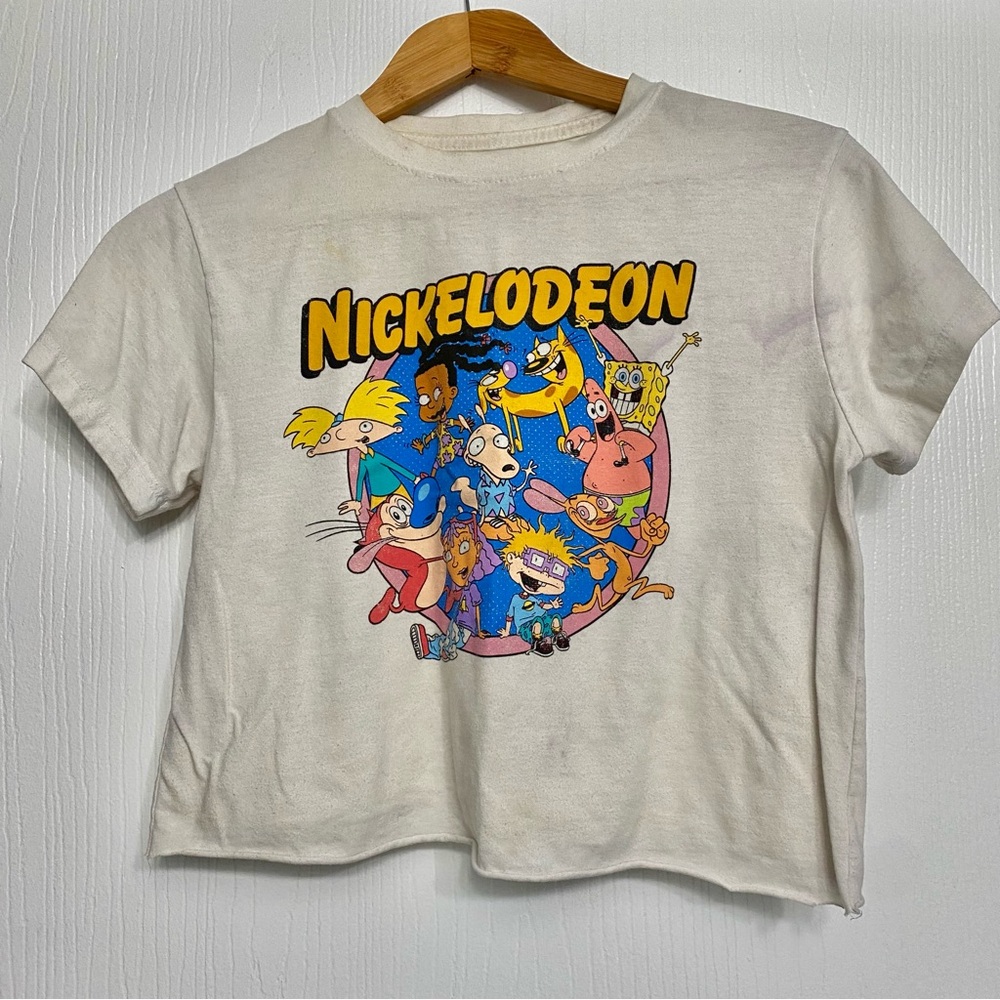Nickelodeon Cropped Graphic T-Shirt Youth XS